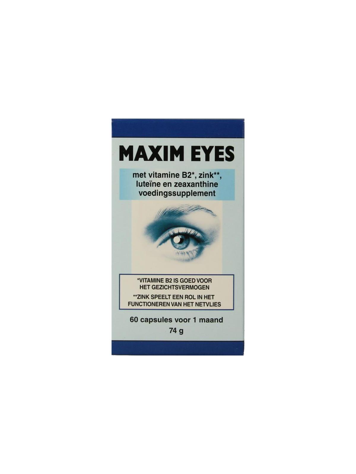Maxim eyes