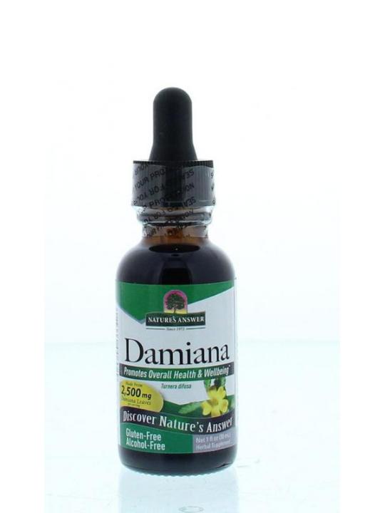 Damiana extract alcoholvrij