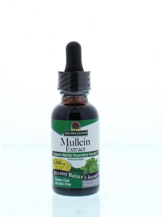 Mullein verbascum thapsus extract alcoholvrij