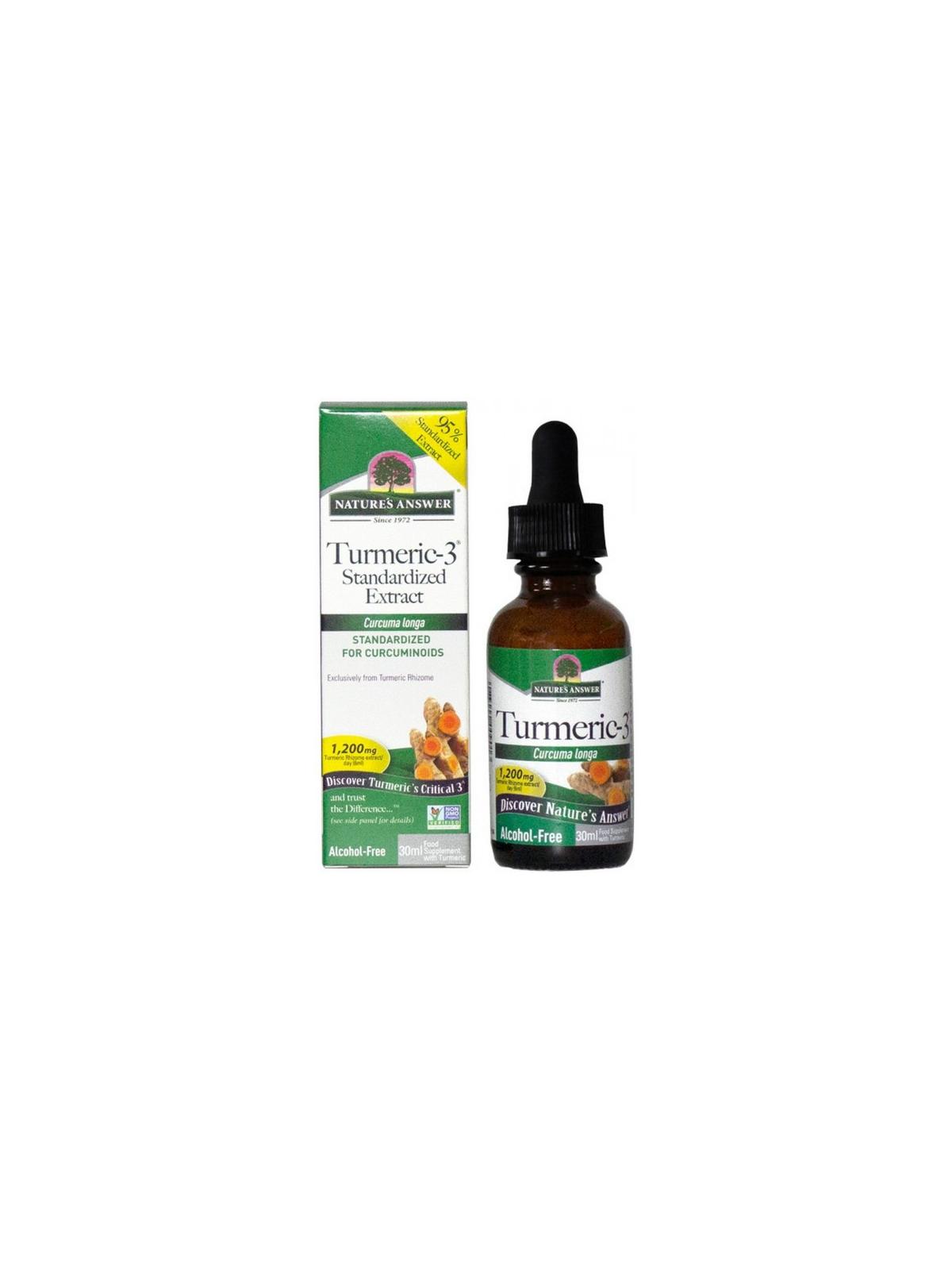 Turmeric-3 Curcuma extract alcoholvrij