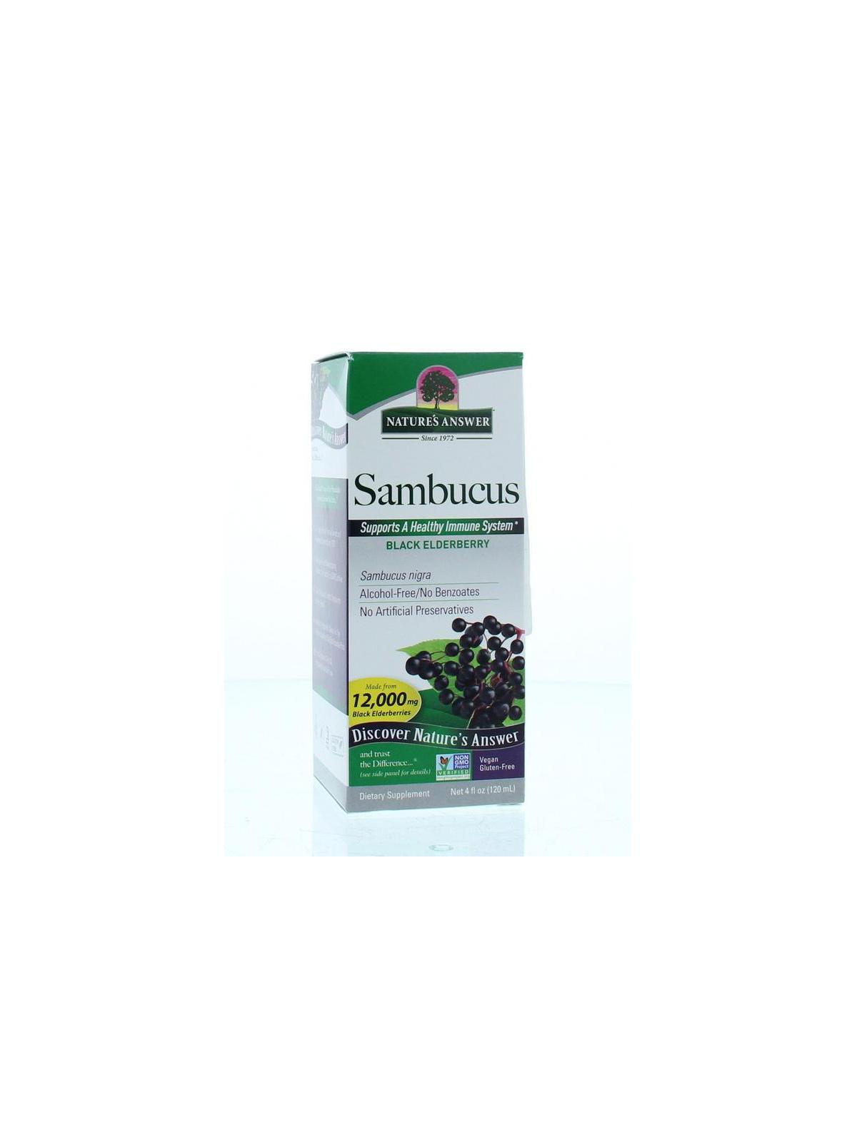 Sambucus vlierbessen extract alcoholvrij