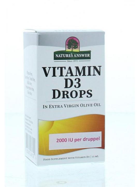 Vitamine D3 2000IU/50mcg per druppel