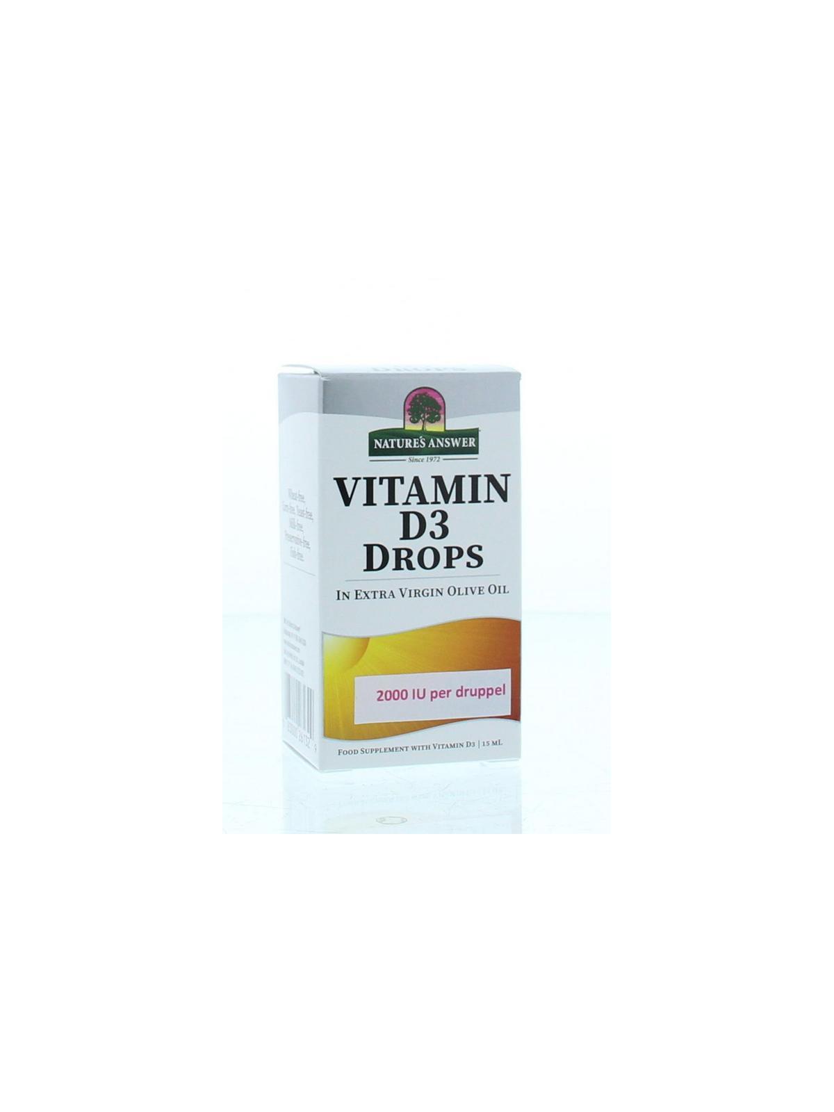 Vitamine D3 2000IU/50mcg per druppel