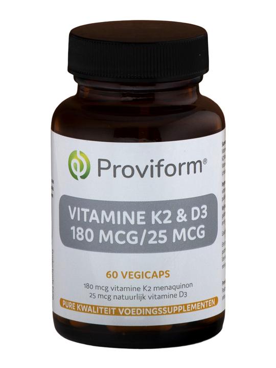 Vitamine K2 180mcg & D3 25mcg