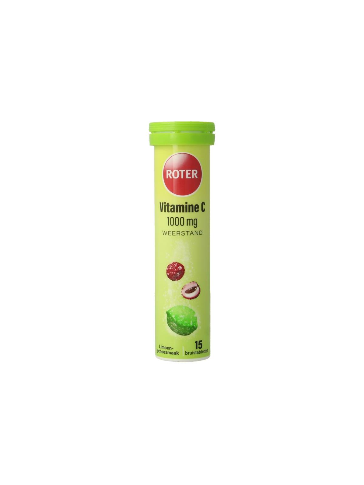 Bruistablet vitamine C lime lycee