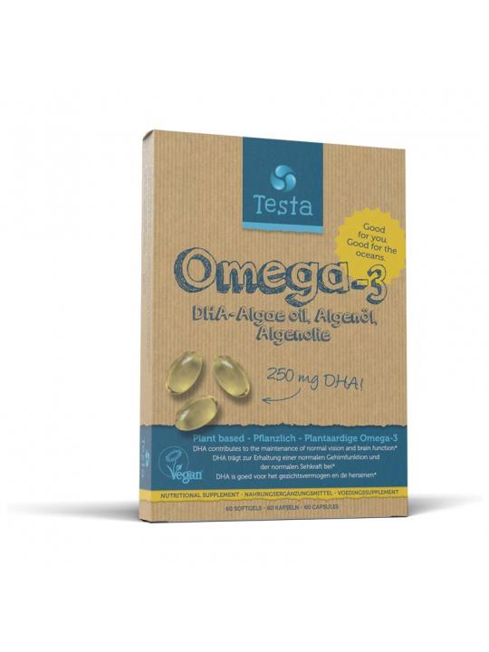 Omega 3 algenolie 250mg DHA vegan NL/DE/EN