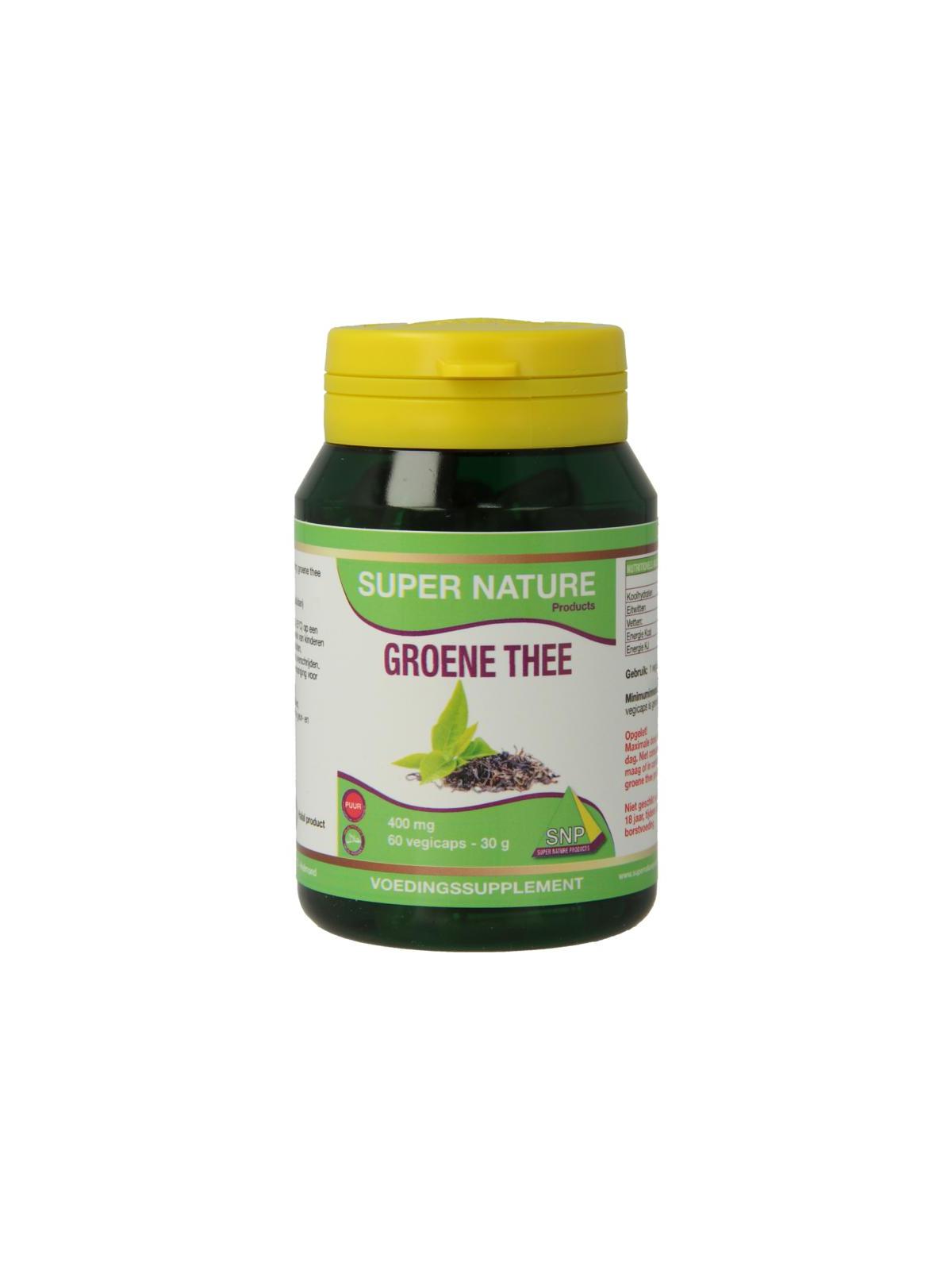 Groene thee 400 mg puur