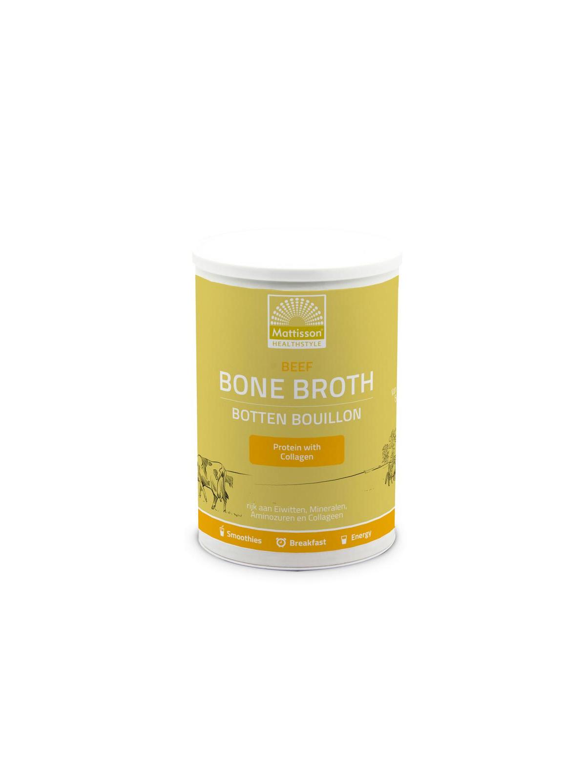 Beef bone broth botten bouillon