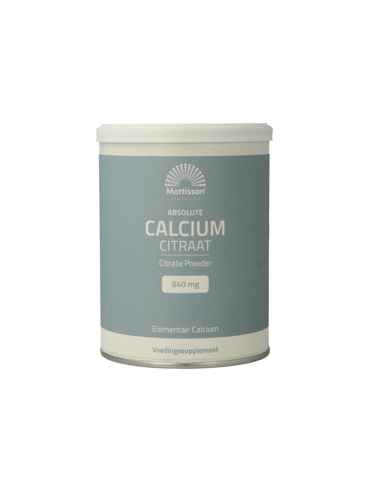 Calcium citraat poeder - 21% elementair calcium