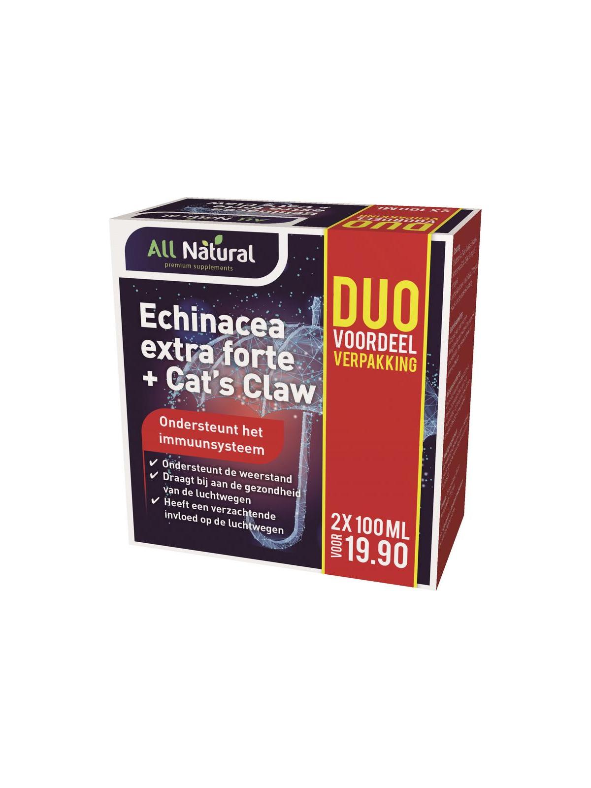 Echinacea extra forte + cat's claw