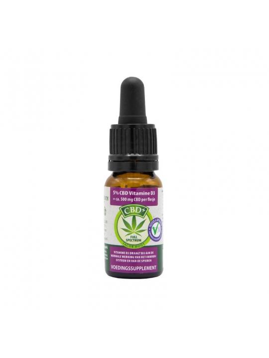 CBD Olie 5% met vitamine D