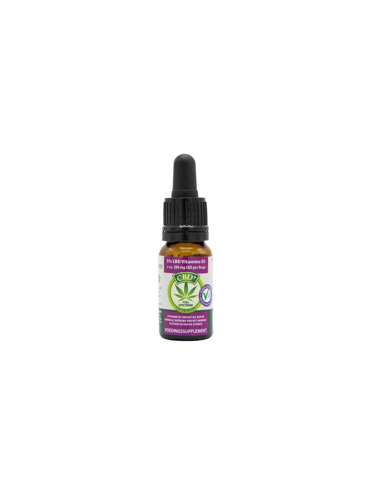 CBD Olie 5% met vitamine D