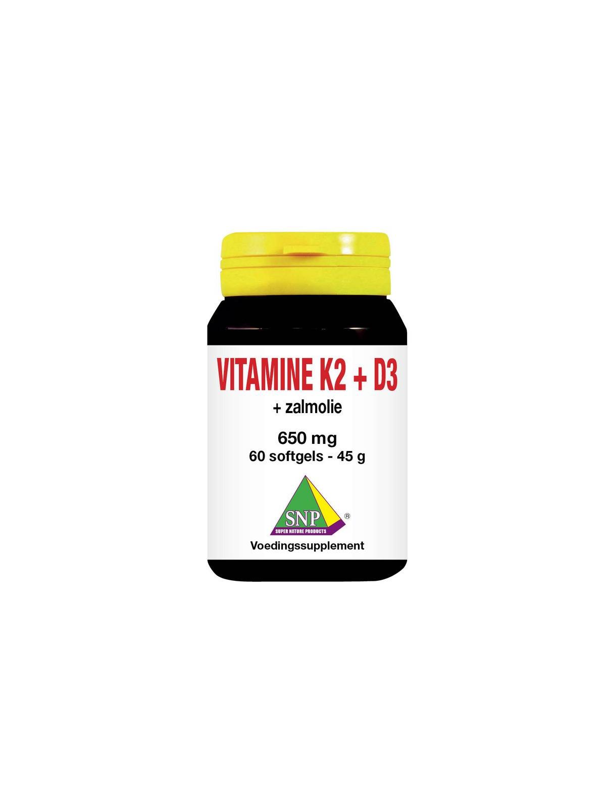 Vitamine K2 D3 zalmolie