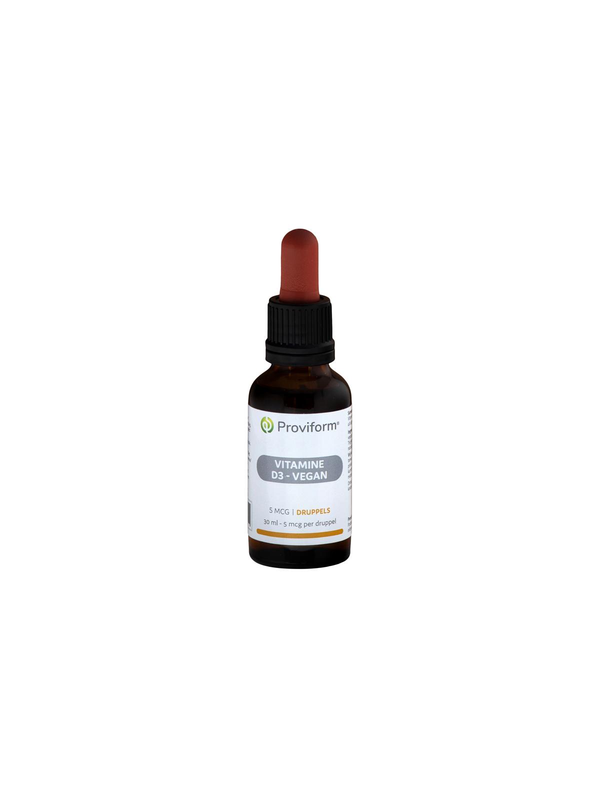 Vitamine D3 5mcg vegan druppels