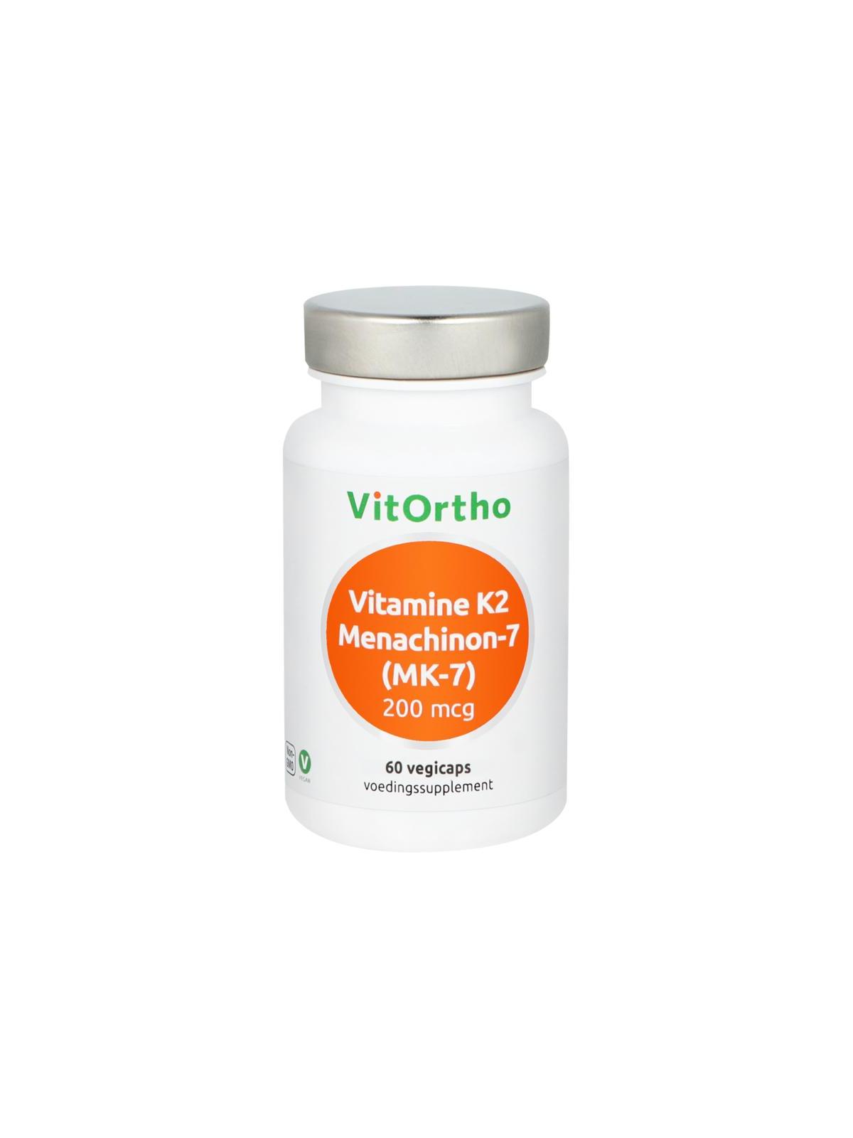 Vitamine K2 menachinon 7 200mcg