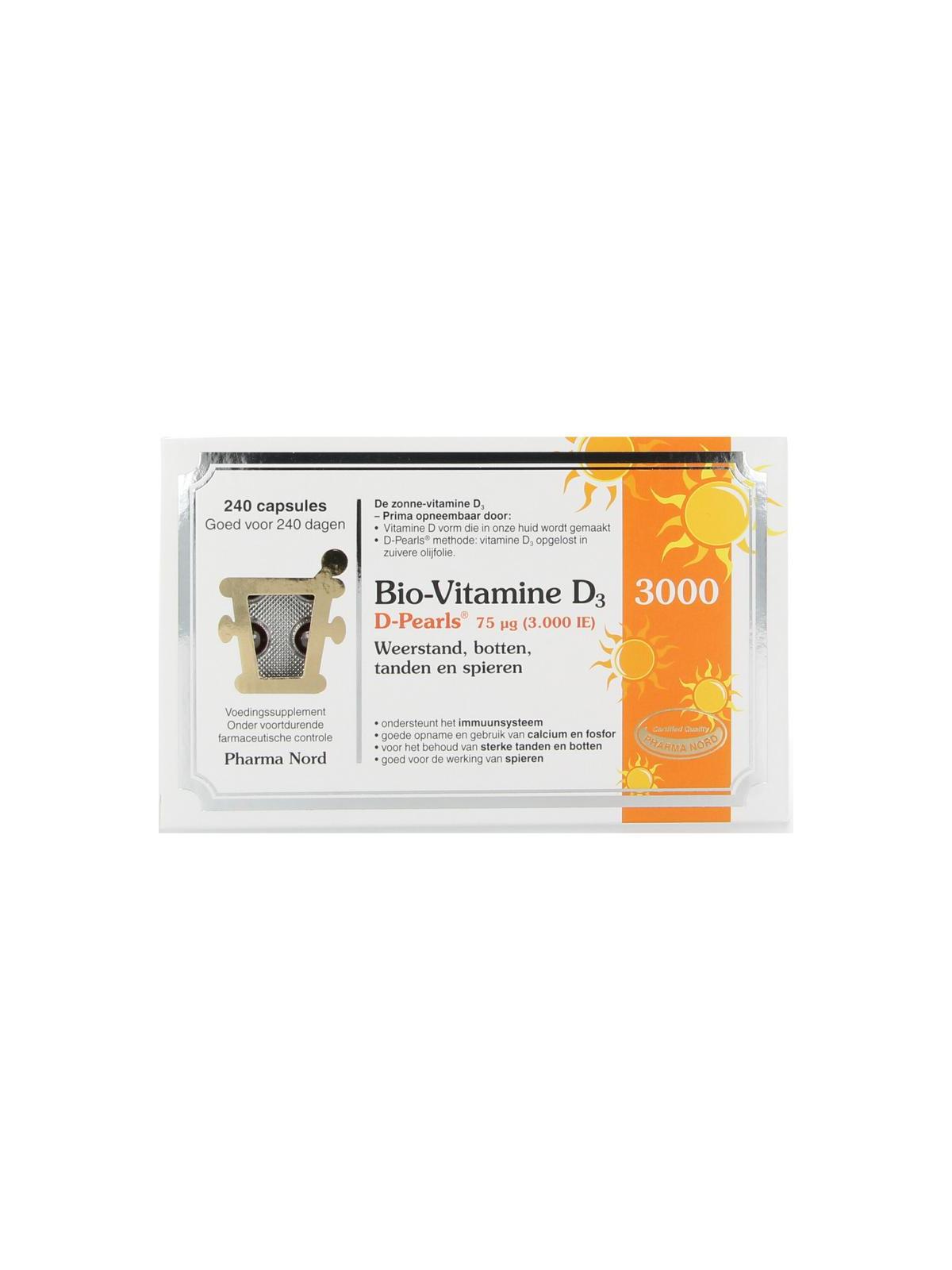 Bio vitamine D3 75 mcg