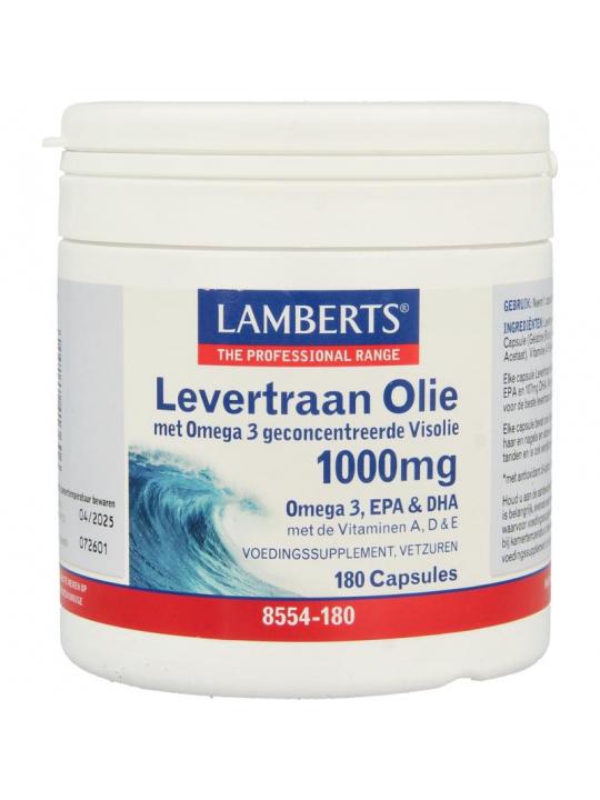 Levertraanolie 1000mg