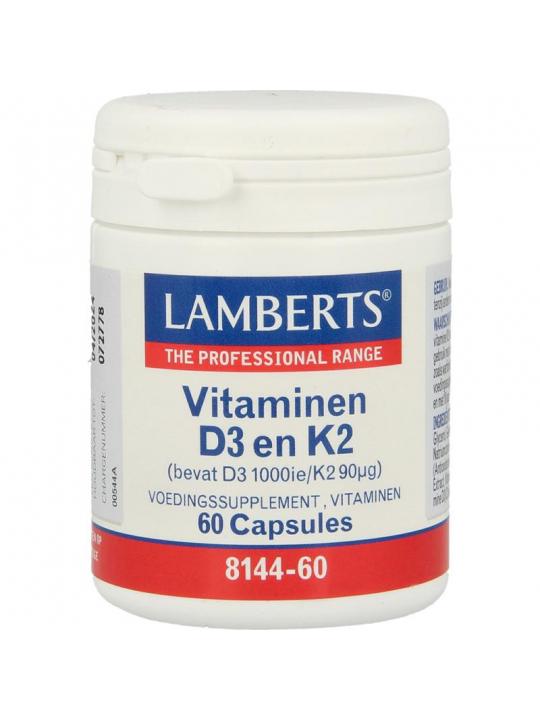 Vitamine D3 1000IE en K2 90mcg