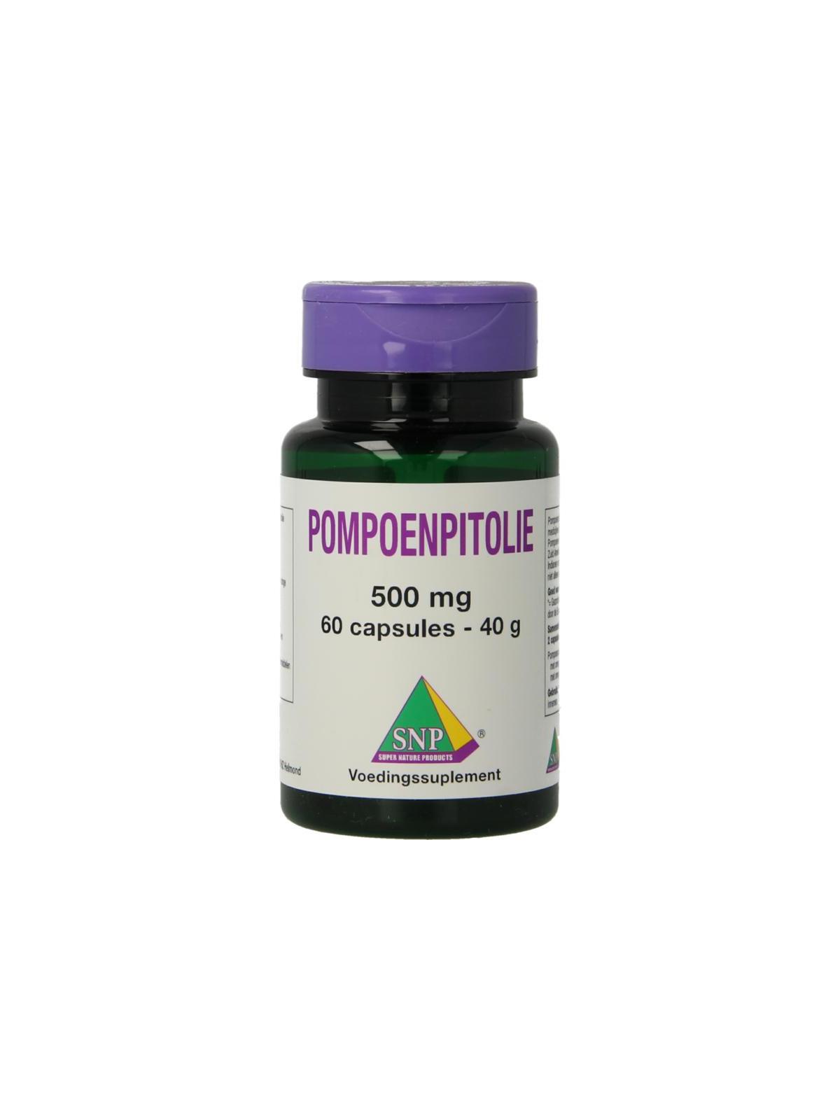 Pompoenpitolie 500mg