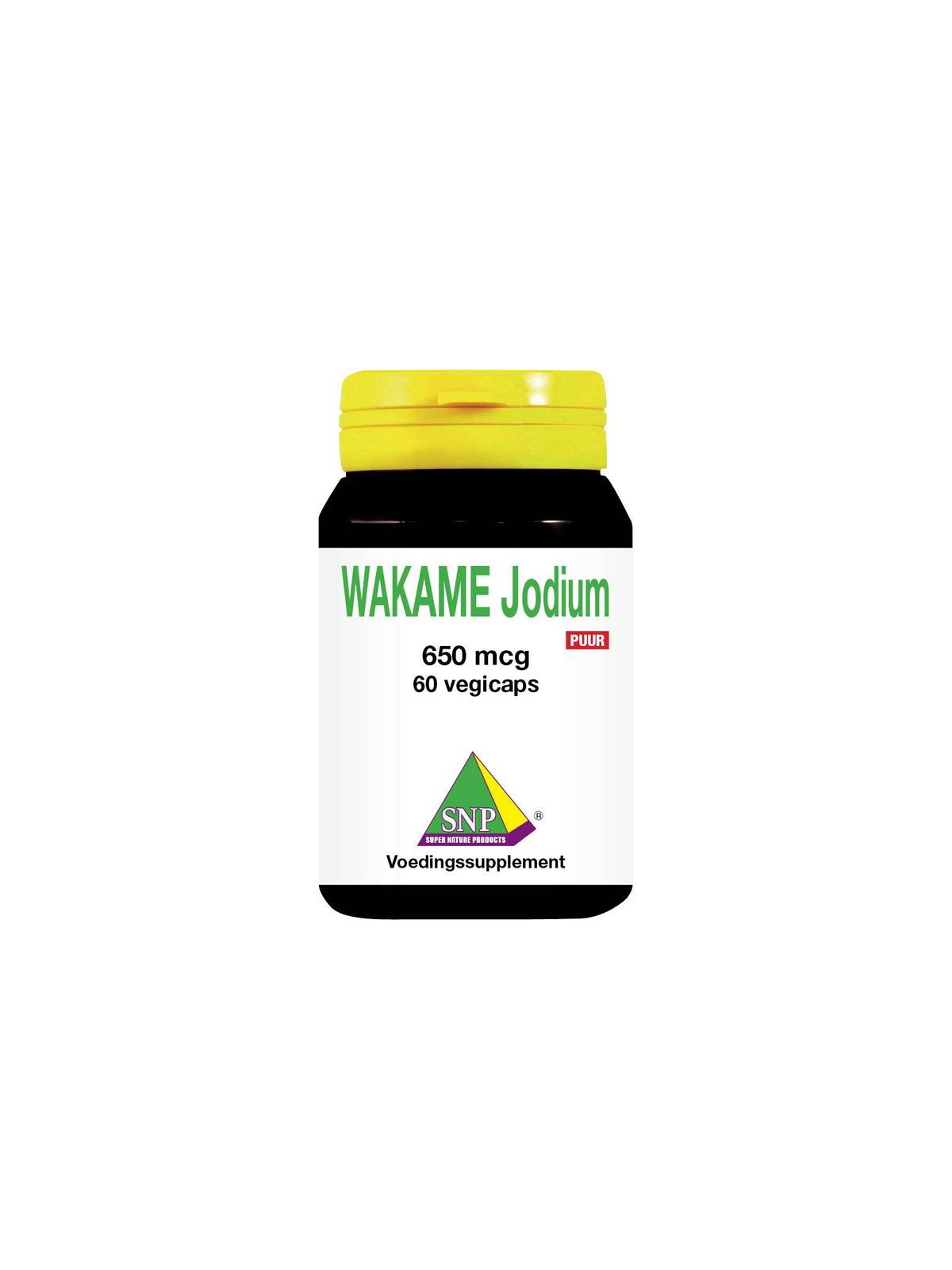 Wakame jodium 650mcg