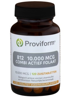 Vitamine B12 10.000mcg combi actief folaat