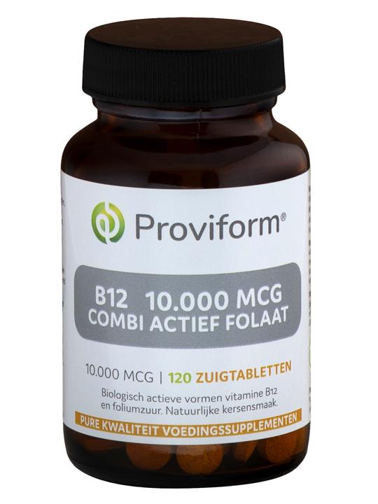 Vitamine B12 10.000mcg combi actief folaat