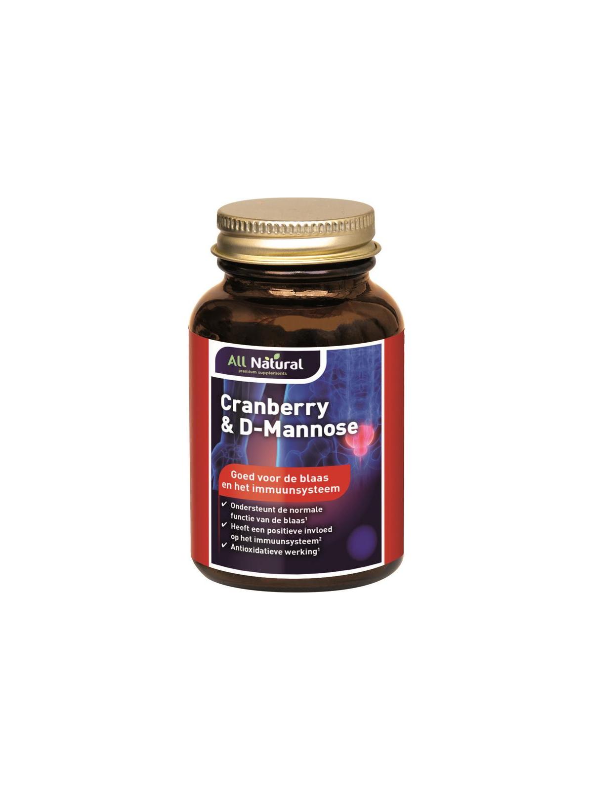 Cranberry 250mg & D-mannose 250