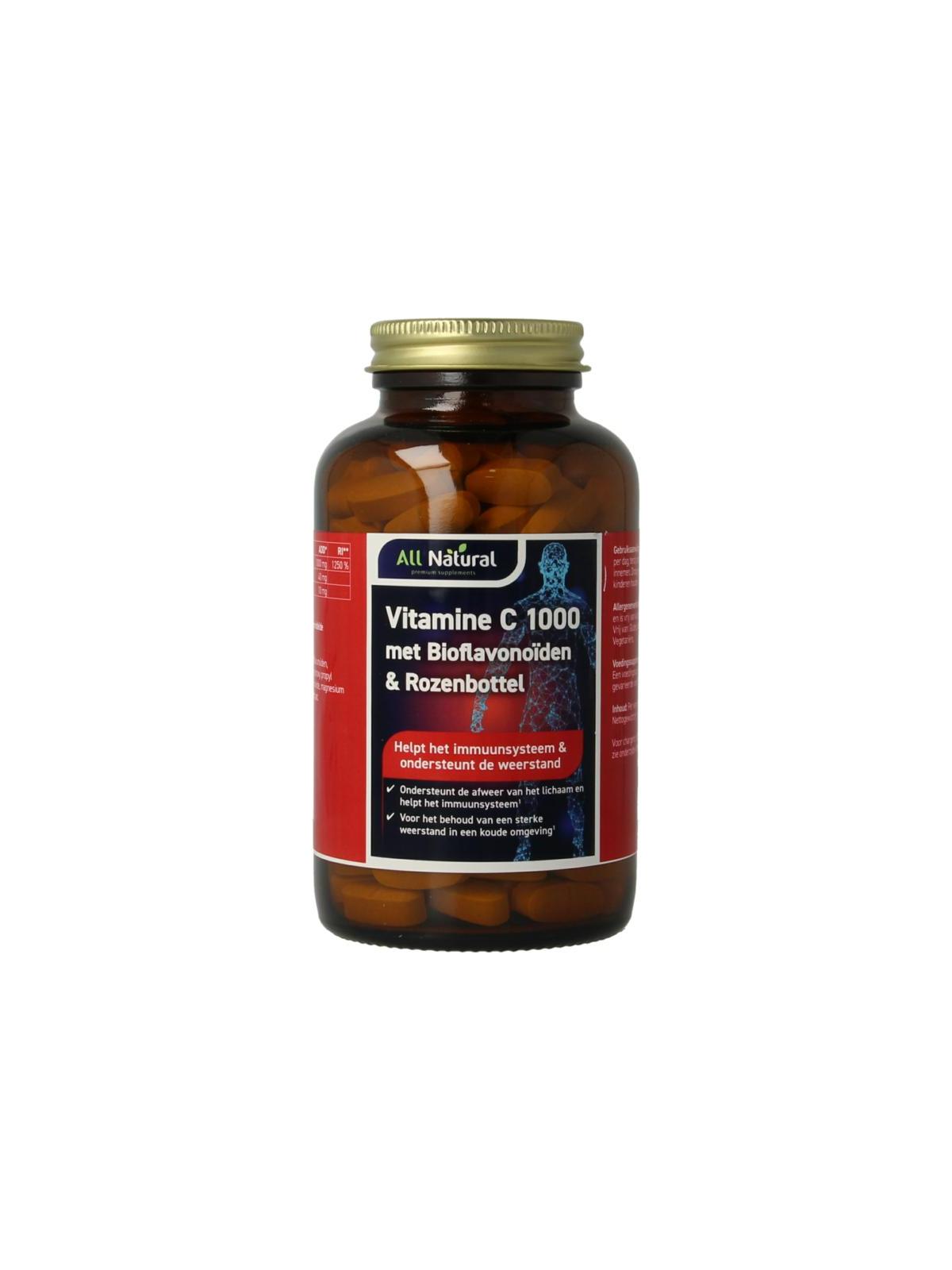 Vitamine C 1000 met bioflavonoiden & rozenbottel