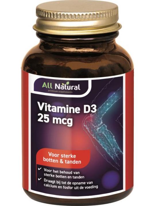 Vitamine D3 25mcg