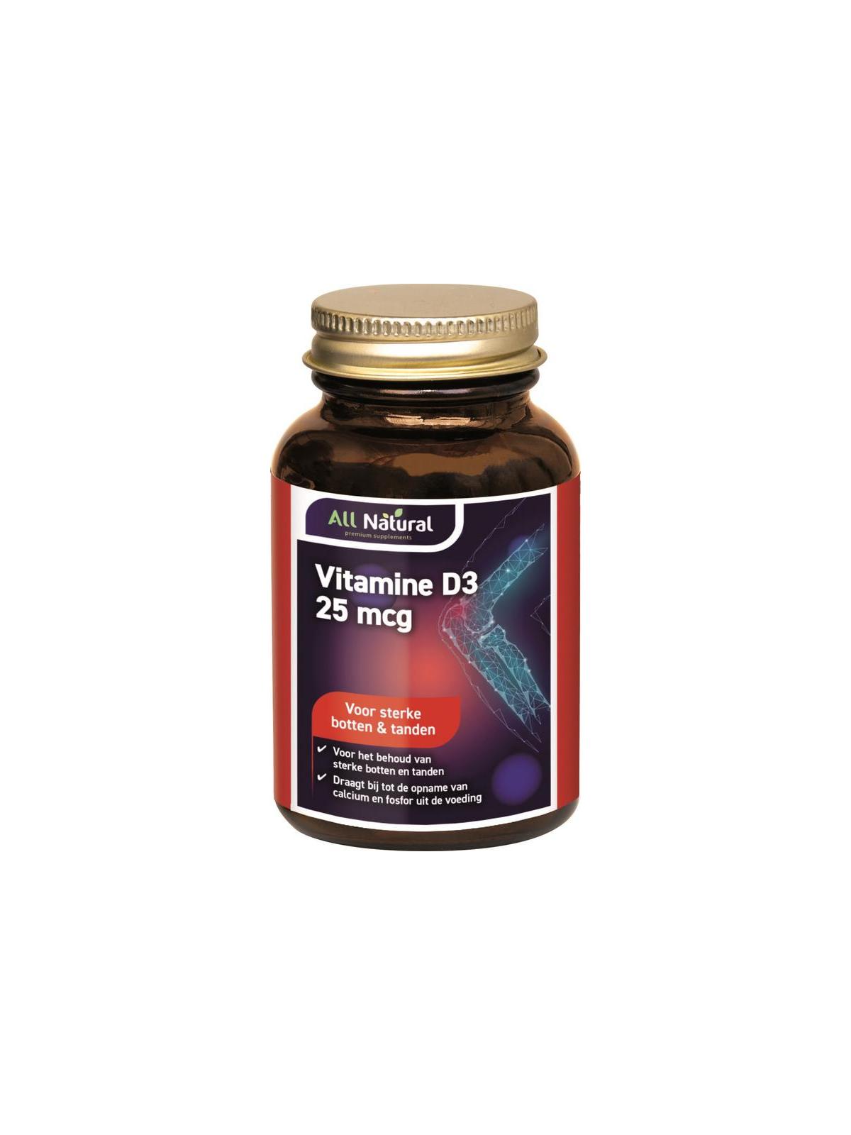 Vitamine D3 25mcg