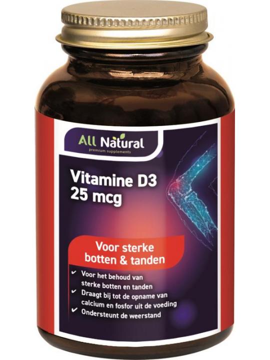 Vitamine D3 25mcg