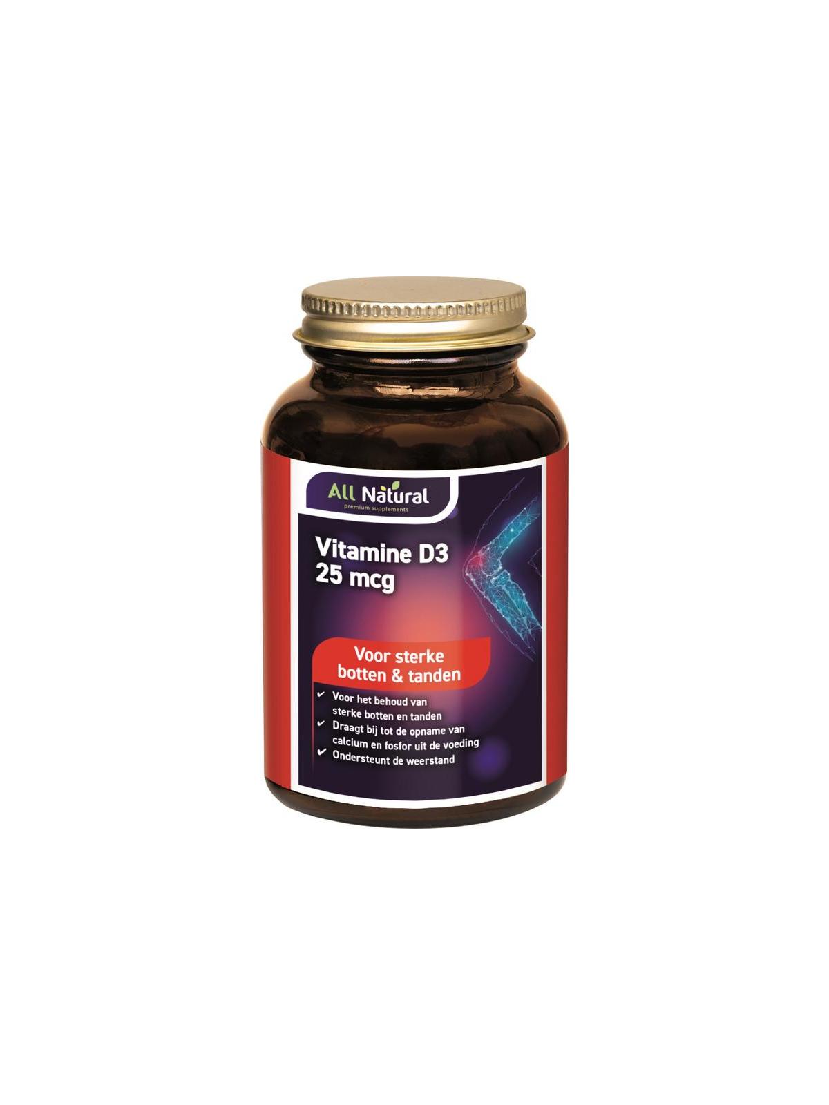 Vitamine D3 25mcg