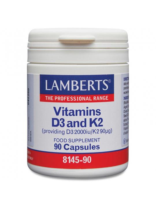 Vitamine D3 2000IE en K2 90mcg