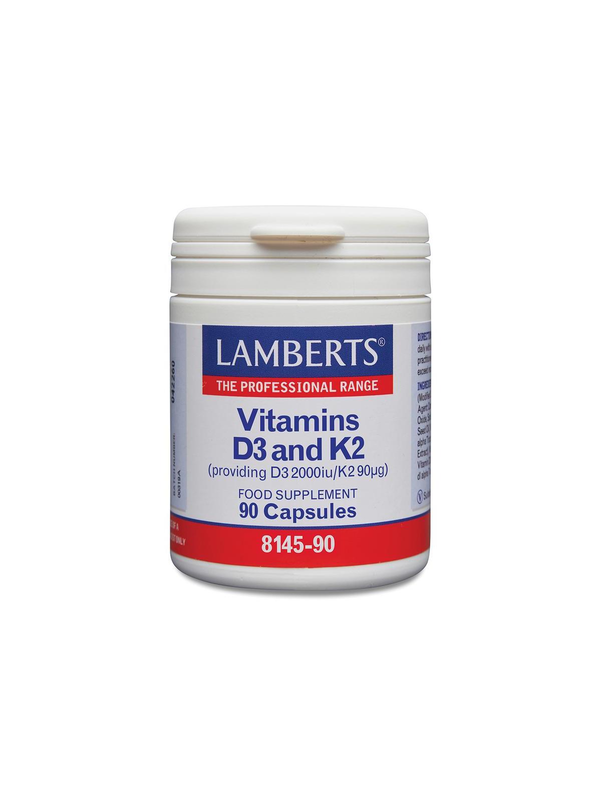 Vitamine D3 2000IE en K2 90mcg