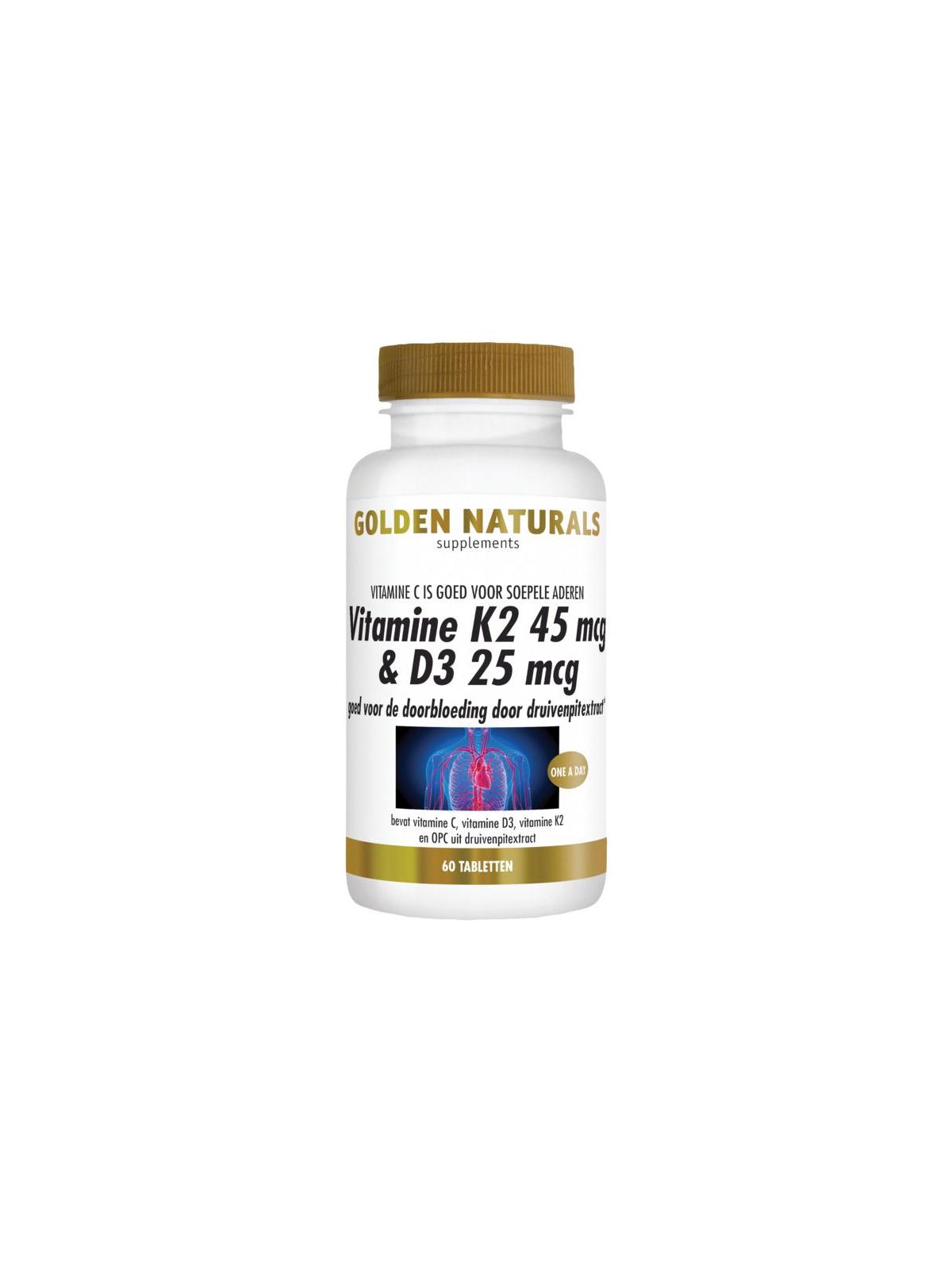 Vitamine K2 45mcg & D3 25mcg