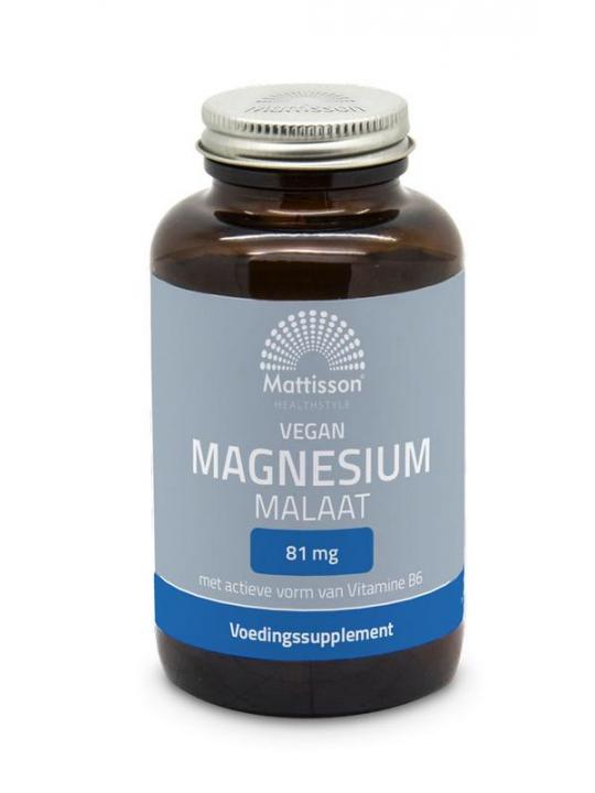Magnesium malaat met actieve vorm vit. b6