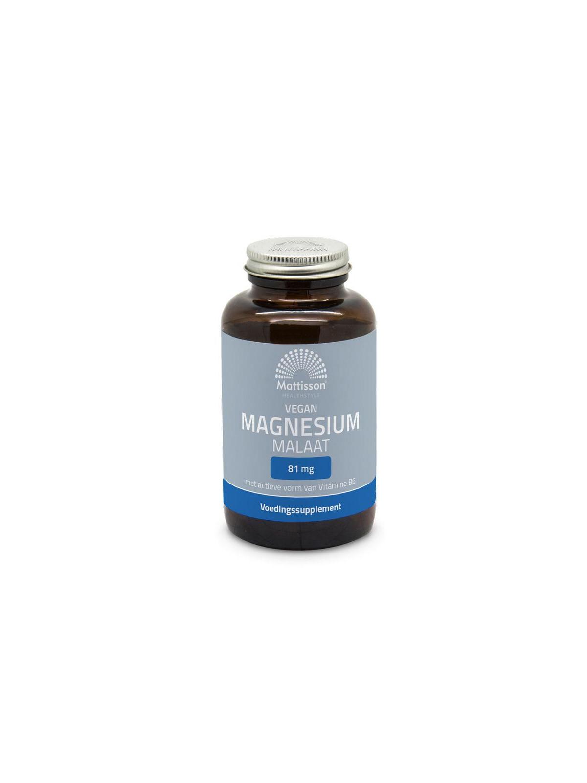 Magnesium malaat met actieve vorm vit. b6