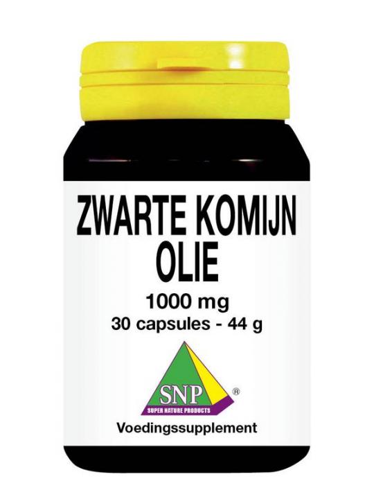 Zwarte komijn olie 1000 mg