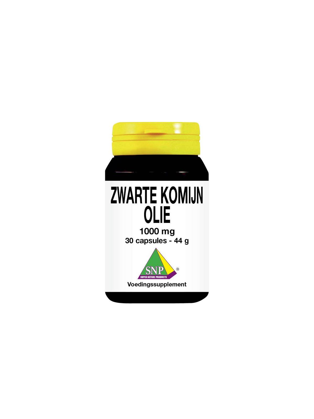 Zwarte komijn olie 1000 mg