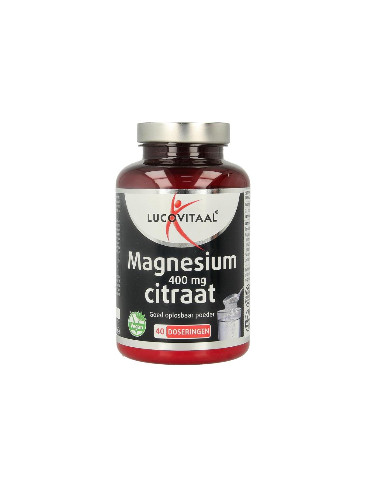 Magnesium citraat 400mg poeder