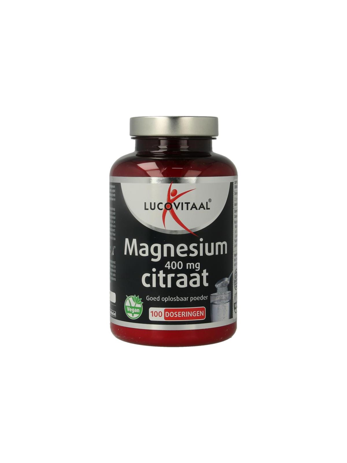 Magnesium citraat 400mg poeder