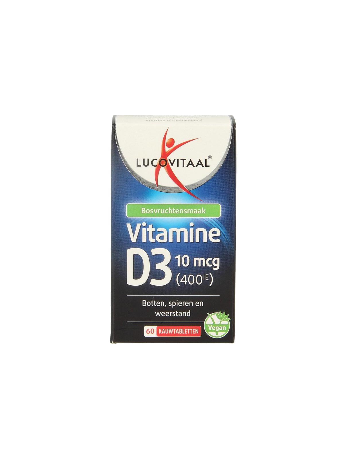 Vitamine D3 10mcg (400IE) vegan