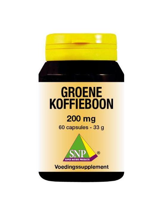 Groene koffiebonen 200mg