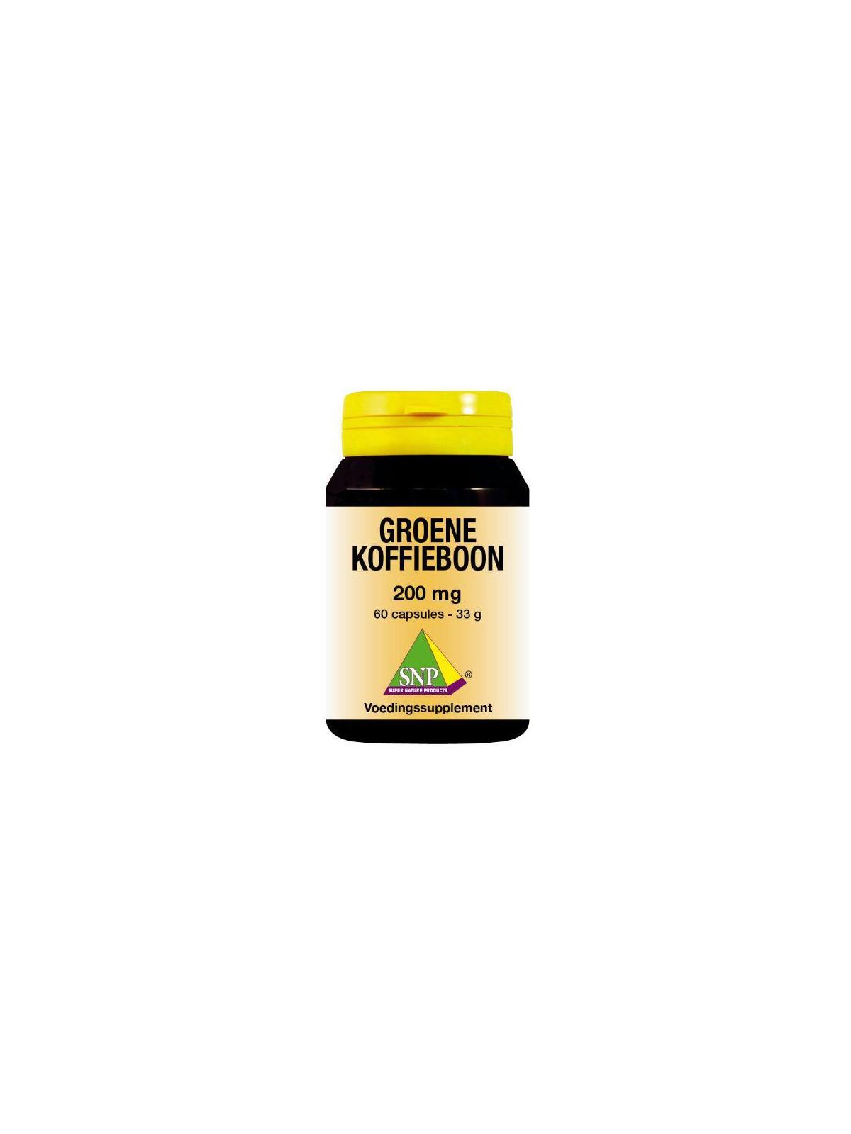 Groene koffiebonen 200mg