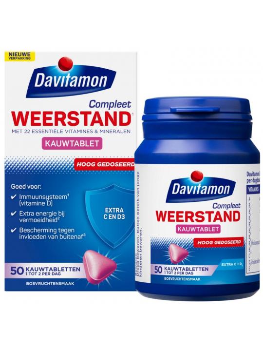 Compleet weerstand hoog gedoseerd