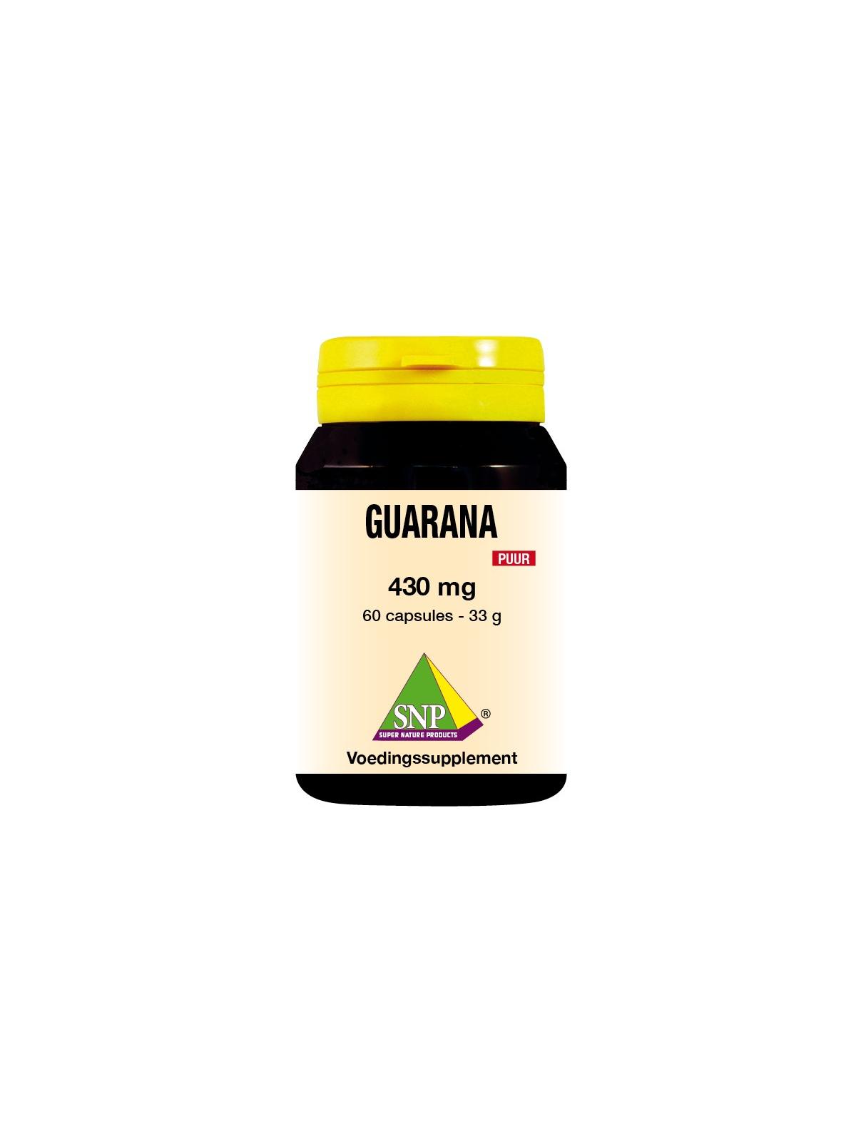 Guarana 430 mg puur