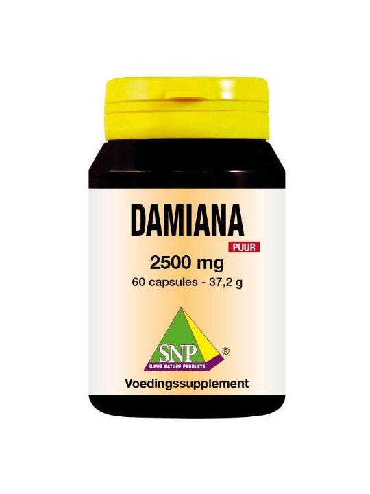 Damiana extract 2500 mg puur