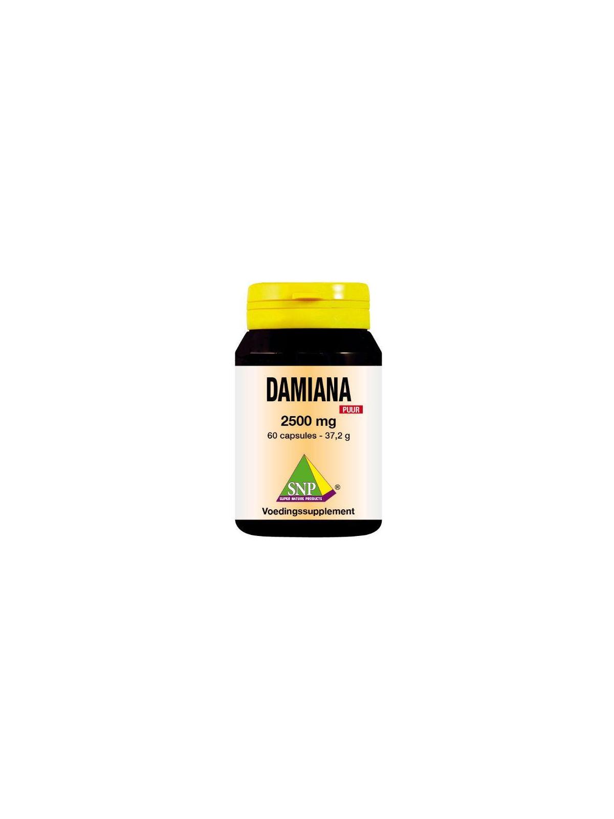 Damiana extract 2500 mg puur