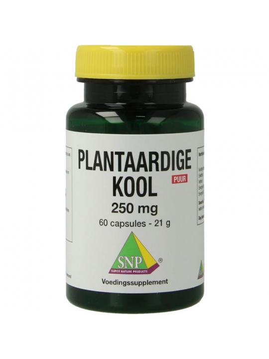 Plantaardige kool 250 mg puur