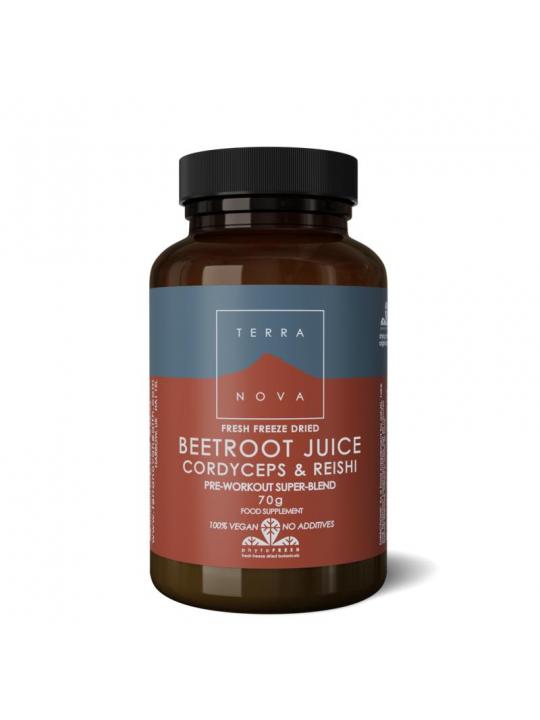 Beetroot juice cordyceps reishi